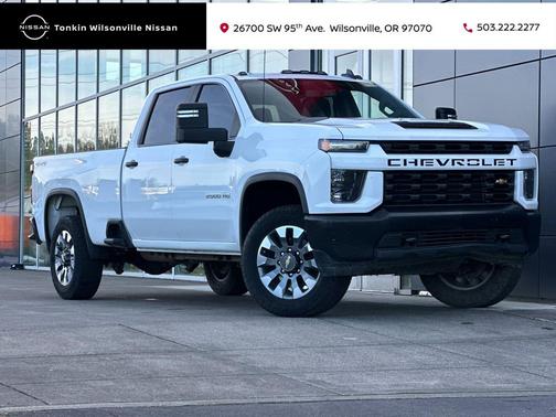 Summit White 2021 Chevrolet Silverado 2500 Custom