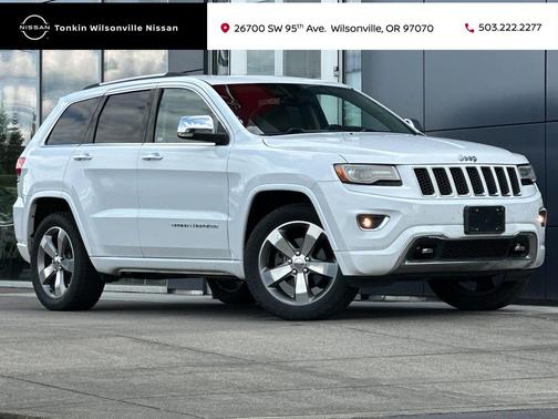 Bright White Clearcoat 2014 Jeep Grand Cherokee Overland