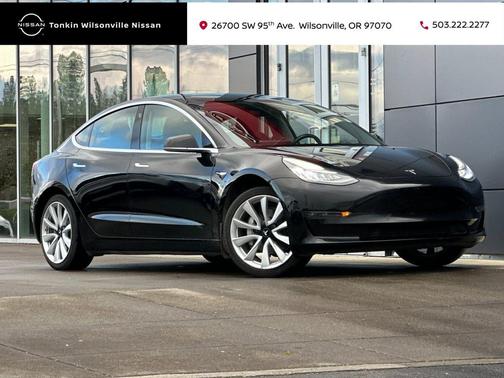 Solid Black 2020 Tesla Model 3 Standard Range Plus