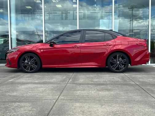 Midnight Black Metallic 2025 Toyota Camry XSE