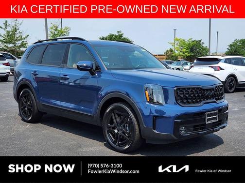 Midnight Lake Blue 2025 Kia Telluride SX X-Line