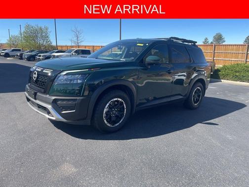 Obsidian Green Pearl 2024 Nissan Pathfinder Rock Creek 4WD