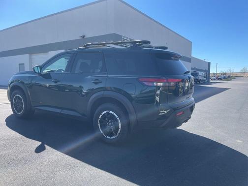 Obsidian Green Pearl 2024 Nissan Pathfinder Rock Creek 4WD