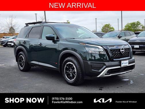 Obsidian Green Pearl 2024 Nissan Pathfinder Rock Creek 4WD