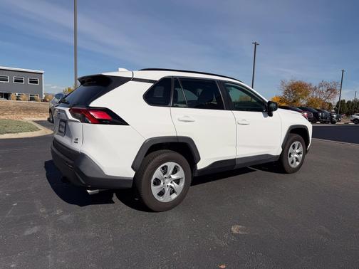 Super White 2021 Toyota RAV4 LE