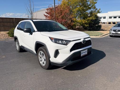 Super White 2021 Toyota RAV4 LE