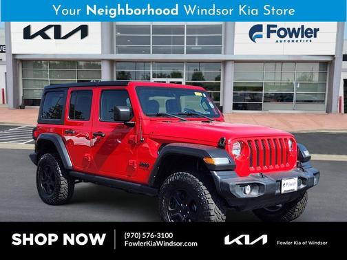 Firecracker Red Clearcoat 2022 Jeep Wrangler Unlimited Sport