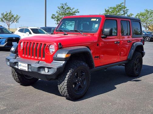 Firecracker Red Clearcoat 2022 Jeep Wrangler Unlimited Sport