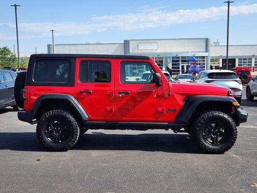 Firecracker Red Clearcoat 2022 Jeep Wrangler Unlimited Sport
