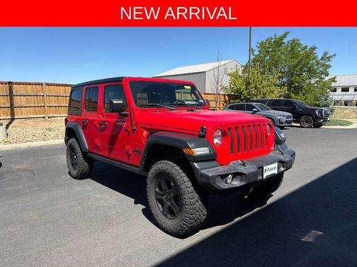 Firecracker Red Clearcoat 2022 Jeep Wrangler Unlimited Sport