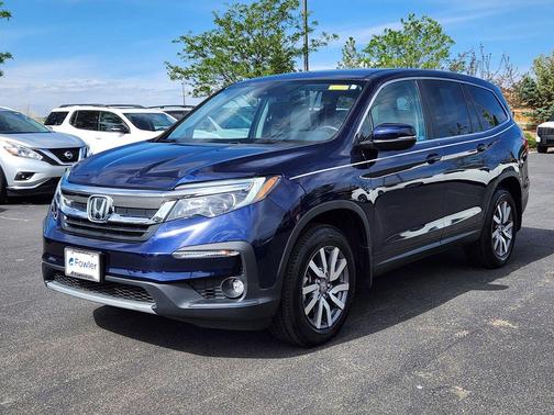 Blue 2022 Honda Pilot 2WD EX-L