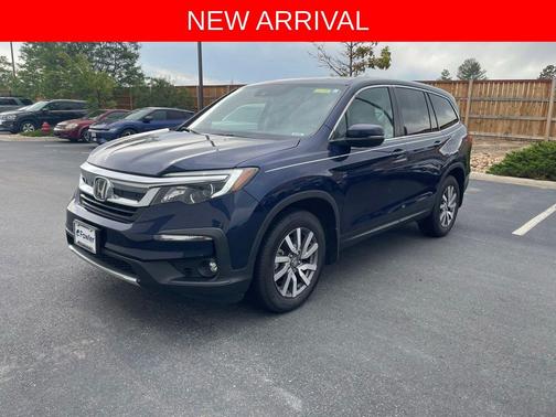 Blue 2022 Honda Pilot 2WD EX-L