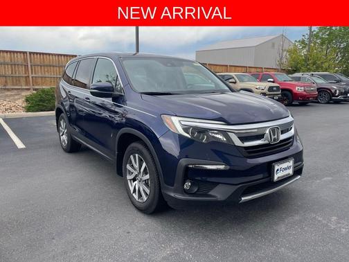 Blue 2022 Honda Pilot 2WD EX-L