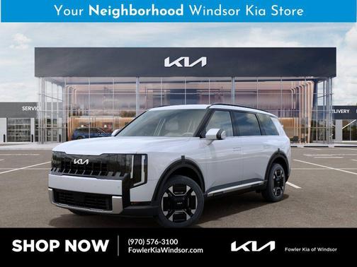 Glacial White Pearl 2027 Kia Telluride Hybrid EX