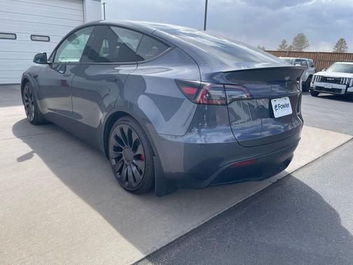 Gray 2023 Tesla Model Y Performance Dual Motor All-Wheel Drive