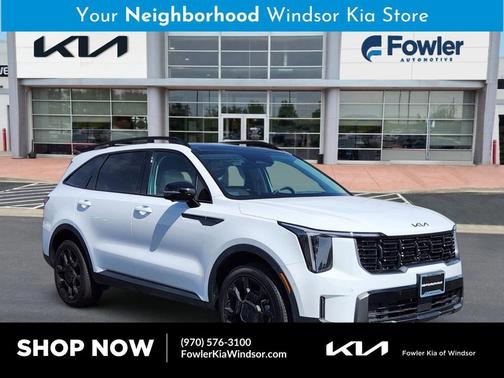 Glacial White Pearl 2025 Kia Sorento SX