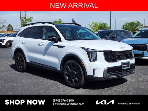 Glacial White Pearl 2025 Kia Sorento SX
