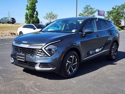 Gravity Gray 2025 Kia Sportage Hybrid LX