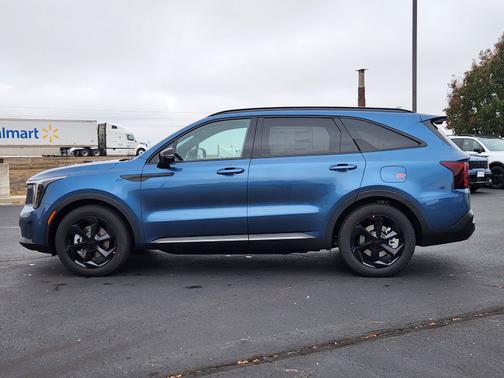 Mineral Blue 2026 Kia Sorento Hybrid X-Line SX Prestige
