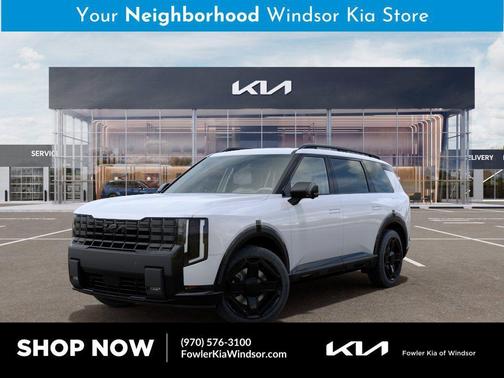 Glacial White Pearl 2027 Kia Telluride Hybrid X-Line SX