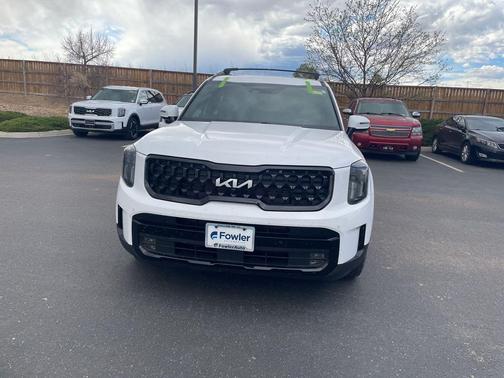Glacial White Pearl 2024 Kia Telluride SX X-Pro
