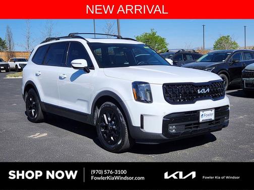 Glacial White Pearl 2024 Kia Telluride SX X-Pro