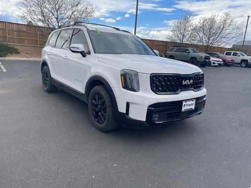 Glacial White Pearl 2024 Kia Telluride SX X-Pro