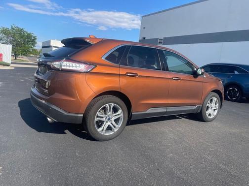 Canyon Ridge Metallic 2017 Ford Edge Titanium