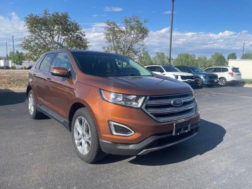 Canyon Ridge Metallic 2017 Ford Edge Titanium