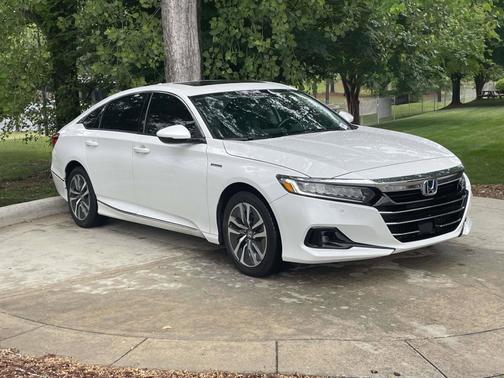 Platinum White Pearl 2021 Honda Accord Hybrid
