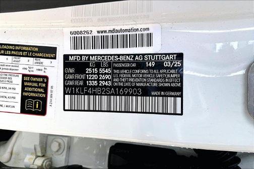 Polar White 2025 Mercedes-Benz E-Class E 350