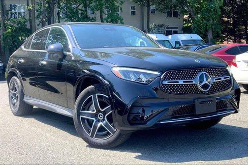 Obsidian Black Metallic 2025 Mercedes-Benz GLC 300 4MATIC Coupe