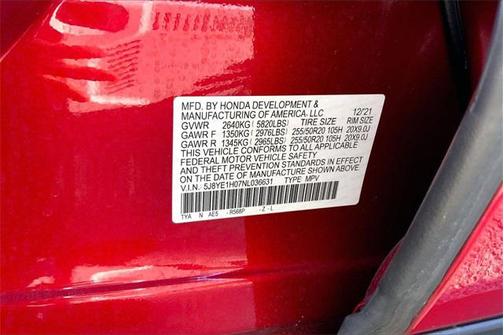 2022 Acura MDX A-Spec Package