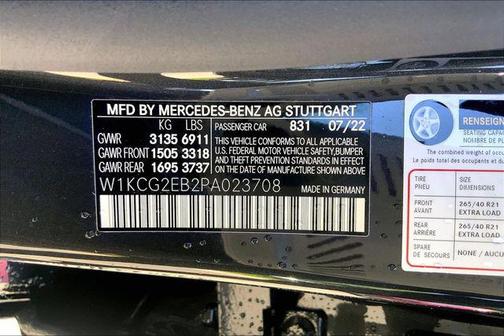 Gray Metallic 2023 Mercedes-Benz EQS 450 4MATIC