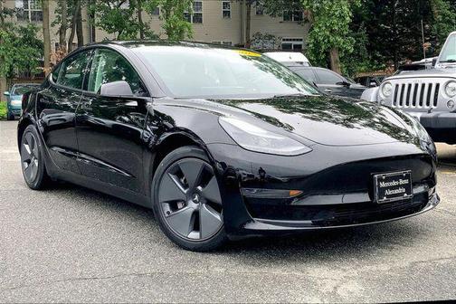 Solid Black 2023 Tesla Model 3 Standard Range