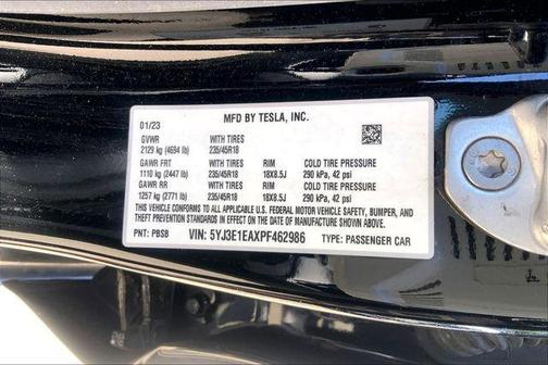 2023 Tesla Model 3 Standard Range