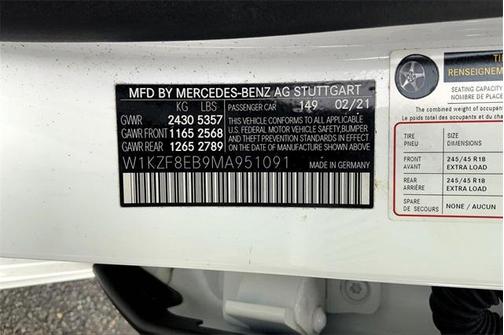 2021 Mercedes-Benz E-Class 4MATIC