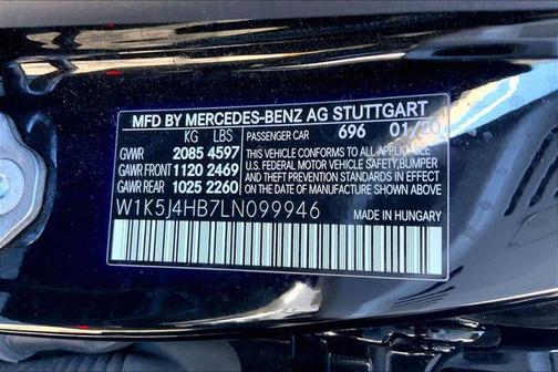 2020 Mercedes-Benz CLA 250 4MATIC