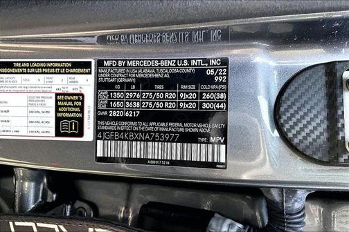 Selenite Grey Metallic 2022 Mercedes-Benz GLE 350 4MATIC