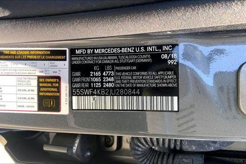 Gray Metallic 2018 Mercedes-Benz C-Class C 300 4MATIC