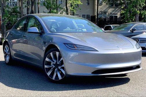 Stealth Grey 2025 Tesla Model 3 Long Range