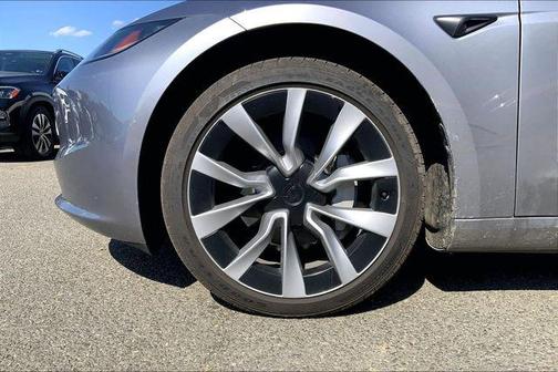 Stealth Grey 2025 Tesla Model 3 Long Range
