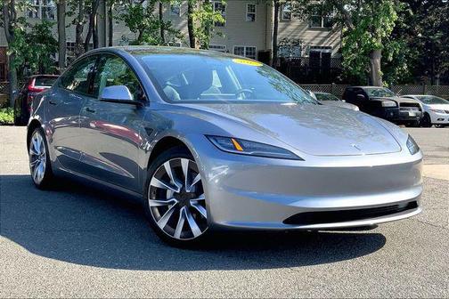 Stealth Grey 2025 Tesla Model 3 Long Range