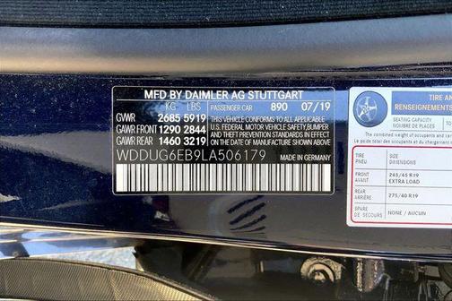 Lunar Blue Metallic 2020 Mercedes-Benz S-Class 4MATIC