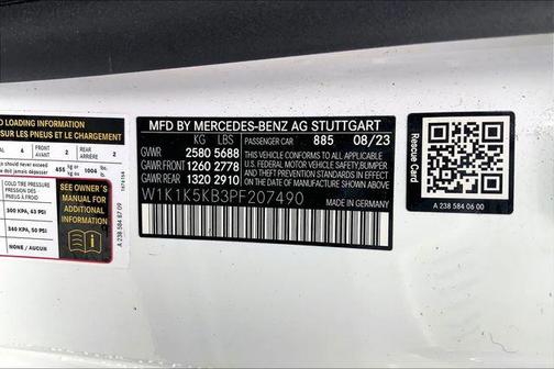 MANUFAKTUR Diamond White Metallic 2023 Mercedes-Benz E-Class 4MATIC