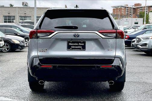 Silver Sky Metallic/Midnight Black Metallic 2024 Toyota RAV4 Prime XSE