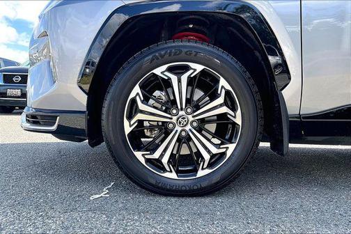 Silver Sky Metallic/Midnight Black Metallic 2024 Toyota RAV4 Prime XSE