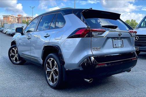 Silver Sky Metallic/Midnight Black Metallic 2024 Toyota RAV4 Prime XSE