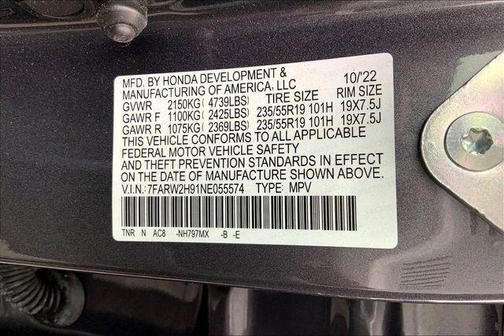 Modern Steel Metallic 2022 Honda CR-V AWD Touring