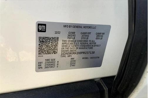2023 Chevrolet Tahoe 4WD RST
